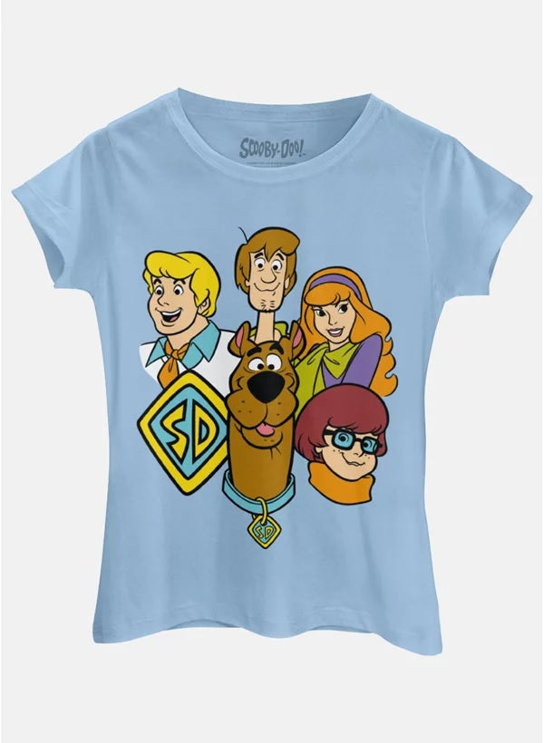 Camiseta Baby Look Scooby-Doo A Turma - BandUP!