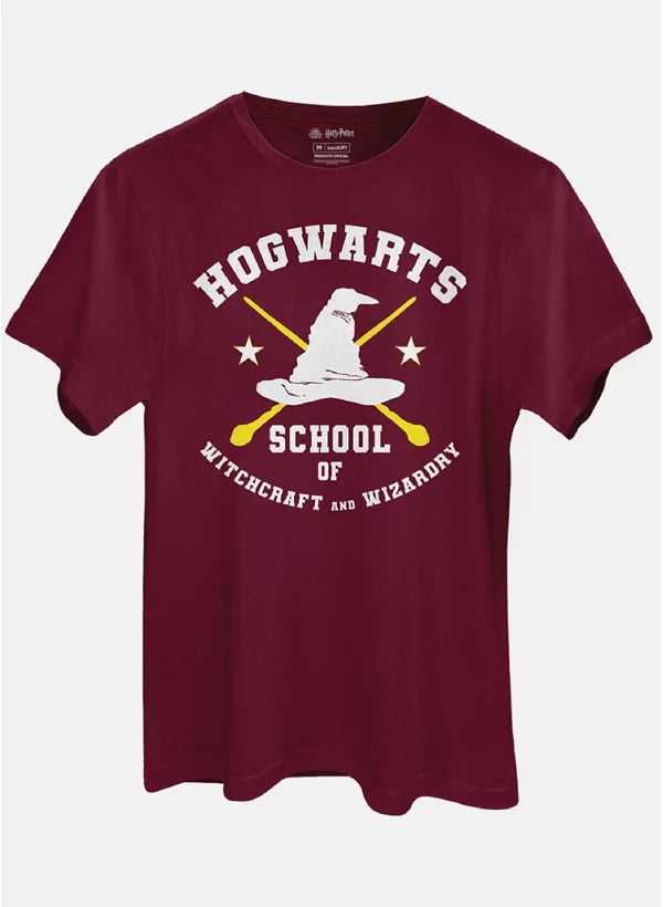 Camiseta Masculina Harry Potter Magic School - BandUP!