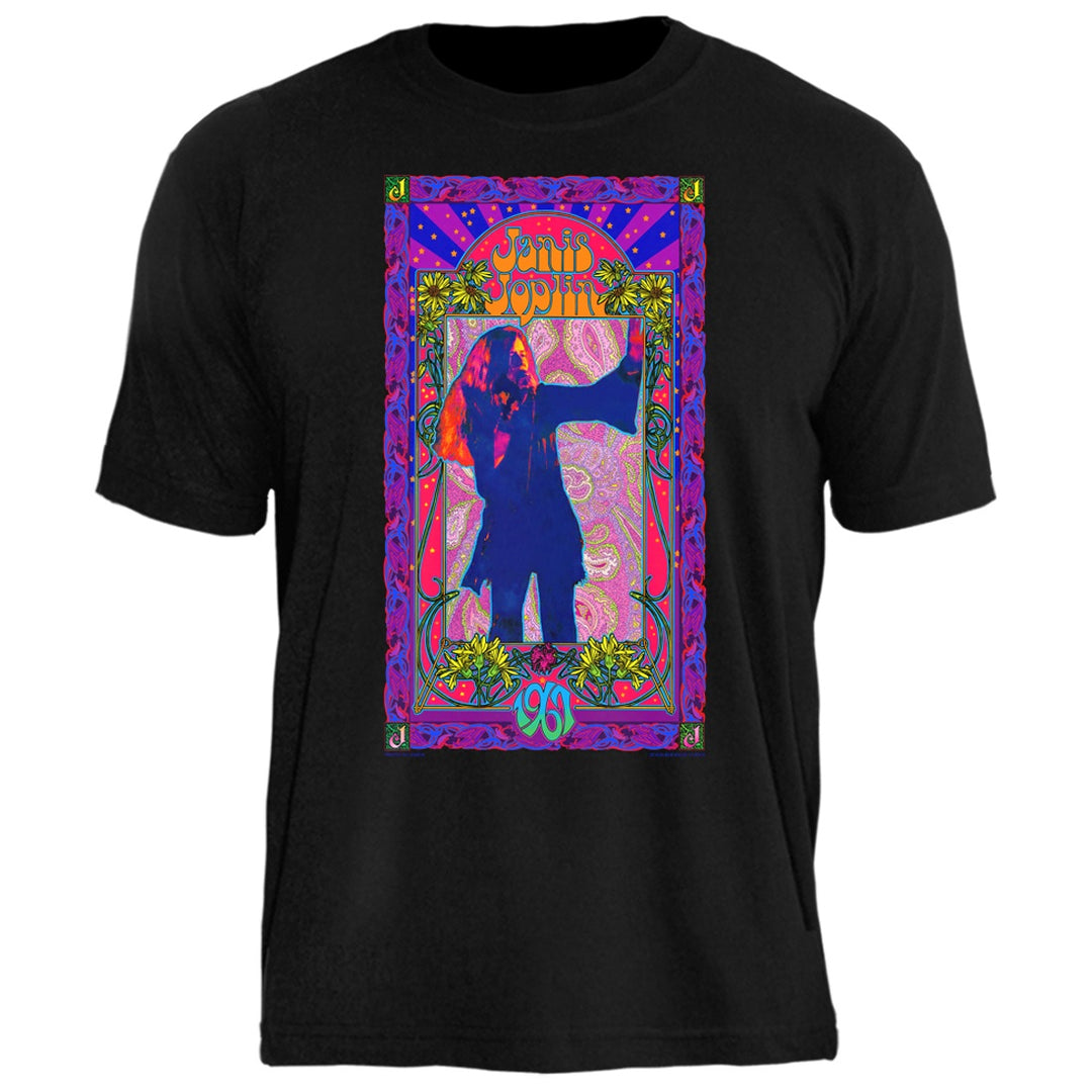 Camiseta Janis Joplin New Border Print