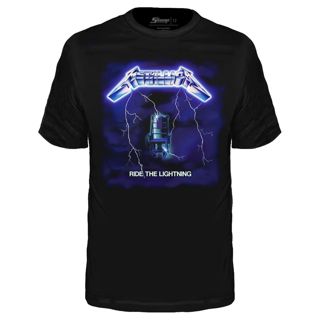 Camiseta Infantil Metallica Ride the Lightning