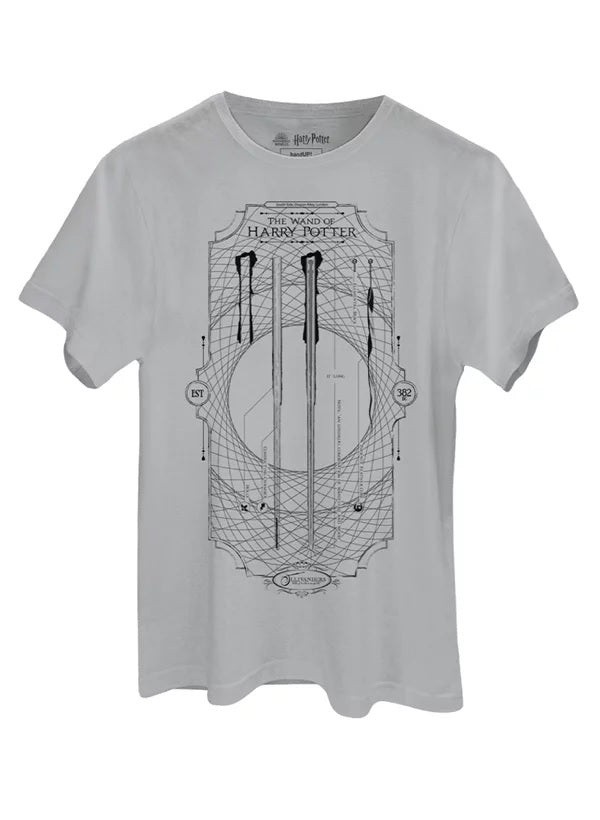 Camiseta Masculina Harry Potter The Wand - BandUP!