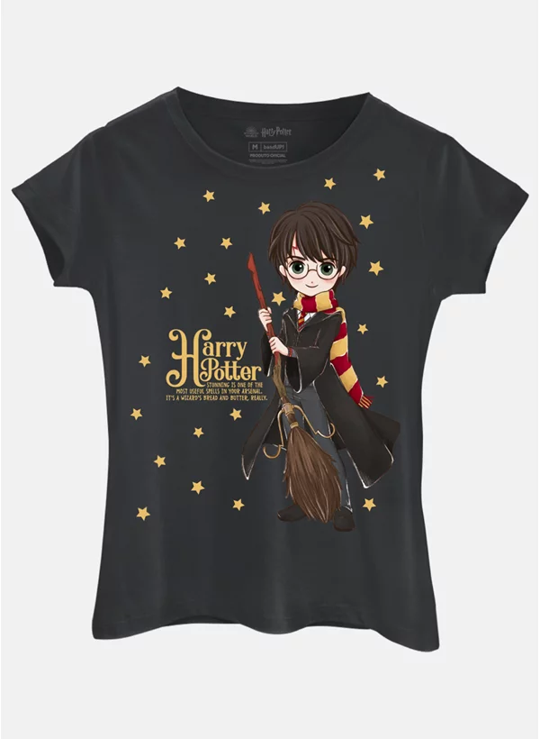 Camiseta Baby Look Harry Potter Estrelas - BandUP!