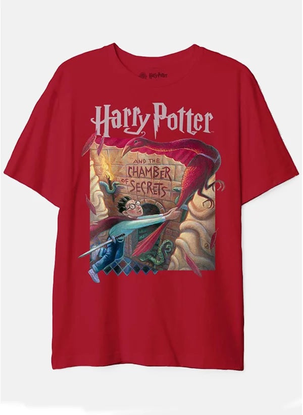 Camiseta Harry Potter e a Câmara Secreta - Vinho - BandUP!