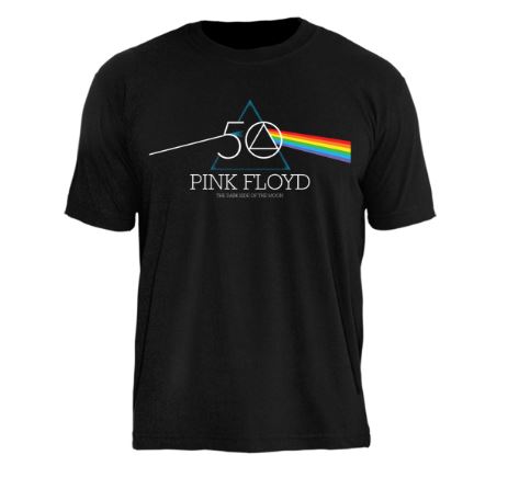 Camiseta Pink Floyd 50TH Prism Logo