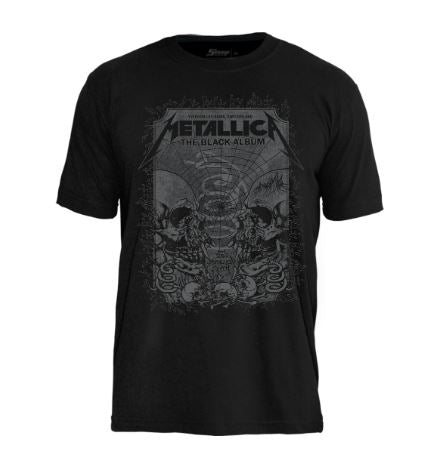 Camiseta Metallica Black Album Event Poster