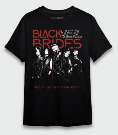 Camiseta Black Veil Brides Scarlet Cross