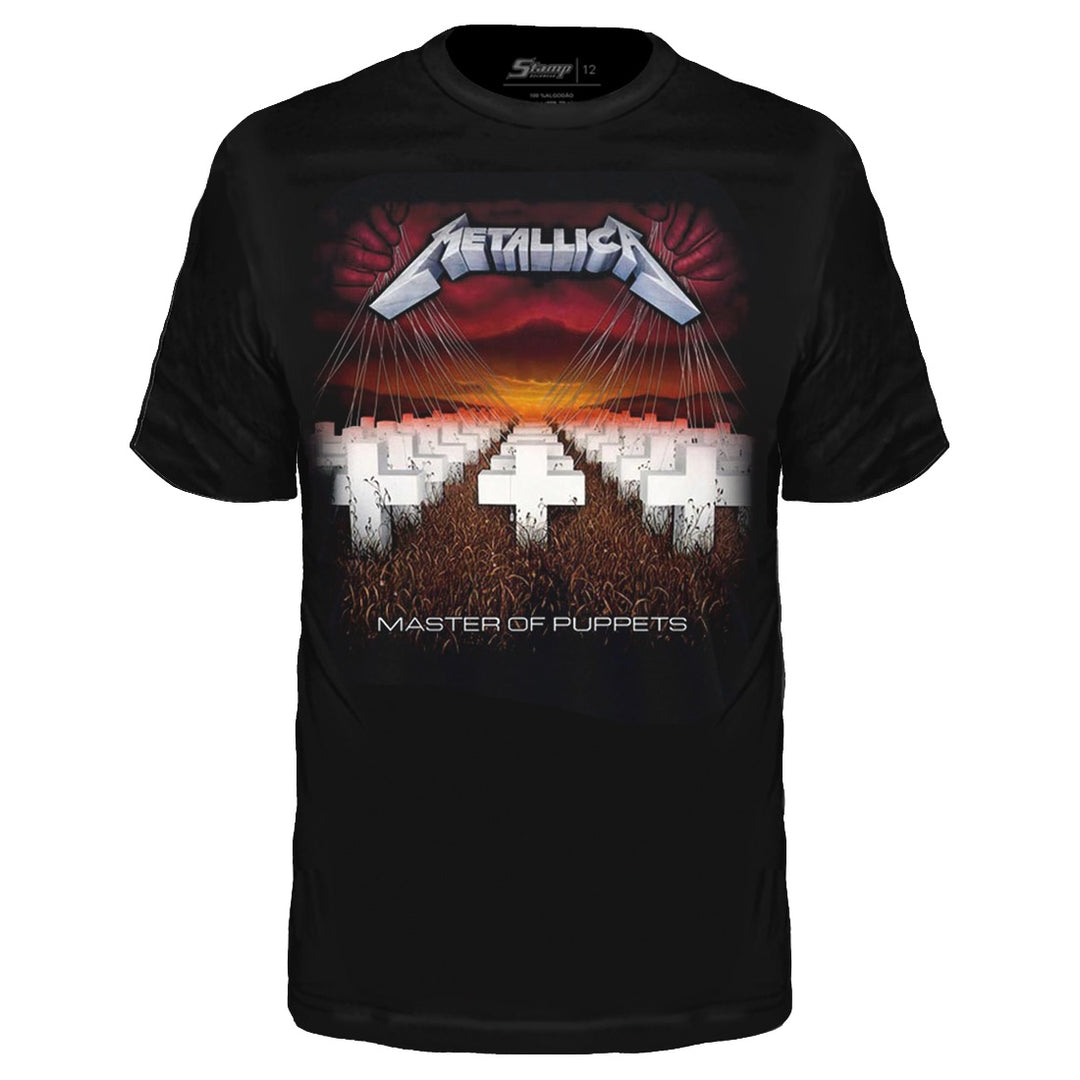 Camiseta Infantil Metallica Master of Puppets