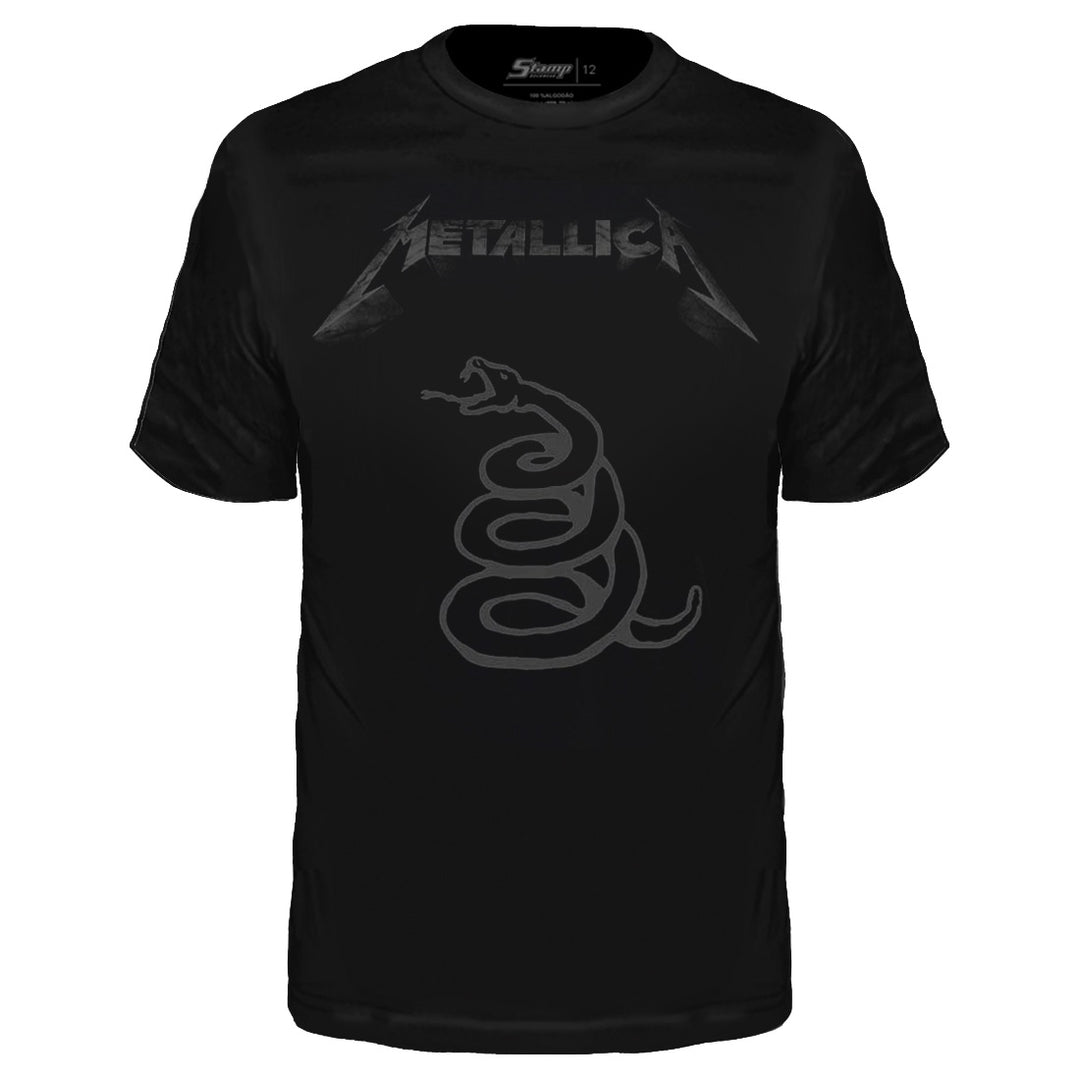 Camiseta Infantil Metallica Black Album
