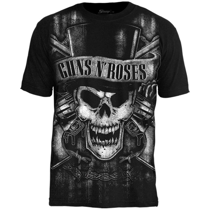 Camiseta Premium Guns N' Roses Top Hat