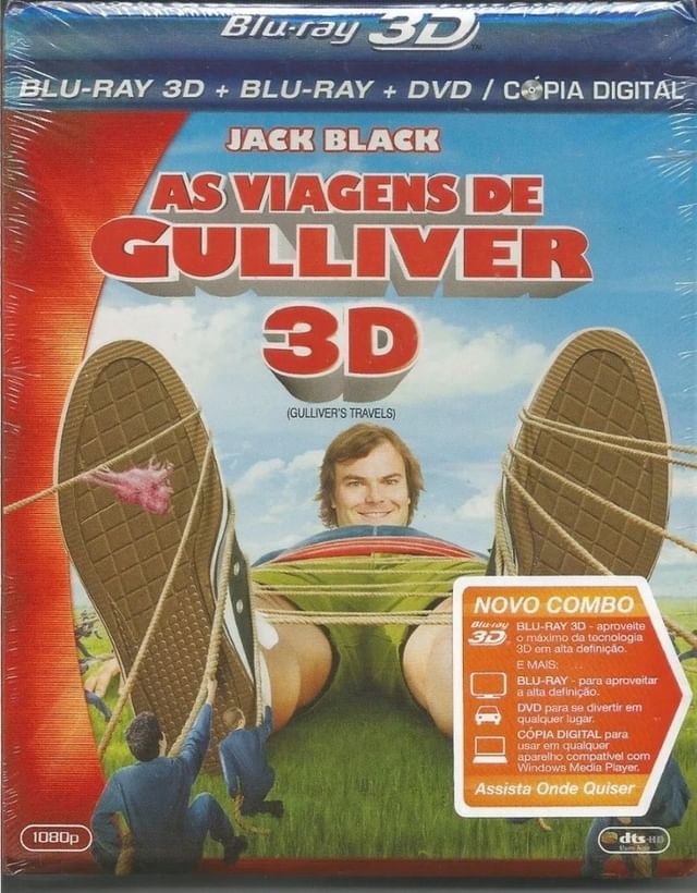 As Viagens De Gulliver - Blu Ray 3D