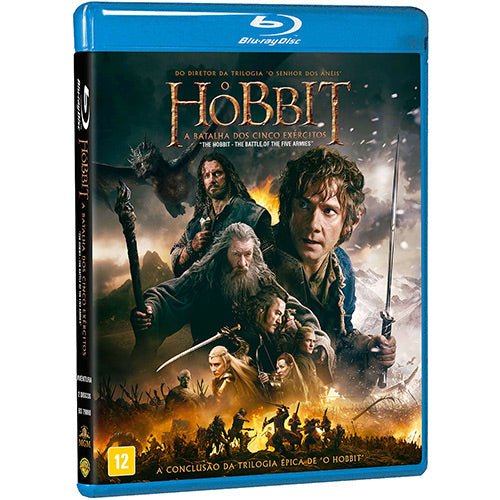 O Hobbit A Batalha Dos Cinco Exercitos - Blu Ray