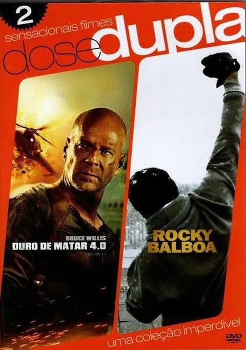 Dose Dupla: Duro De Matar 4.0 + Rocky Balboa Dvd