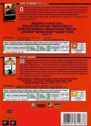 Dose Dupla: Duro De Matar 4.0 + Rocky Balboa Dvd