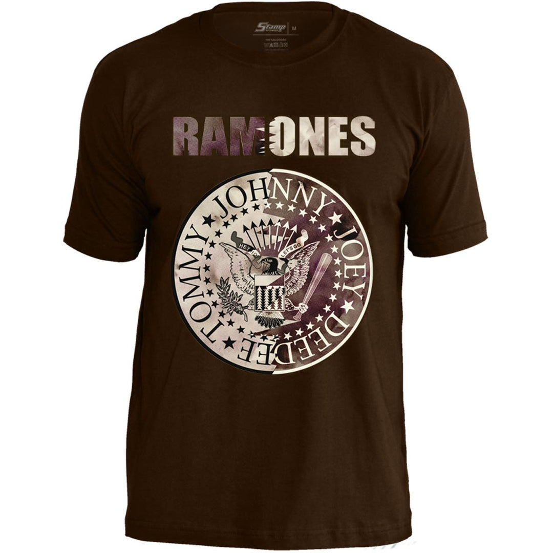 Camiseta Ramones Marrom