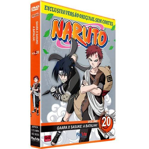 Naruto - Gaara X Sasuke: A Batalha - Volume 20 - DVD
