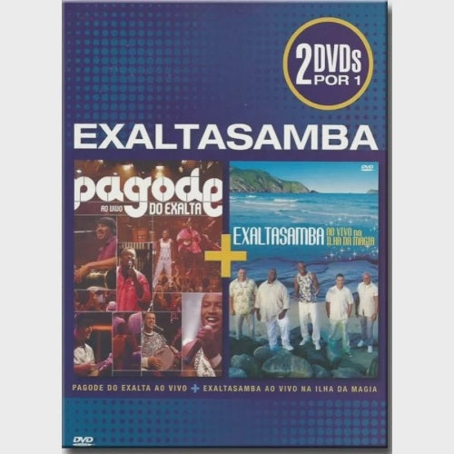 Exaltasamba - 2 DVD'S POR 1  -  Ao Vivo Na Ilha Da Magia - Pagode Do Exalta Ao Vivo - DVD