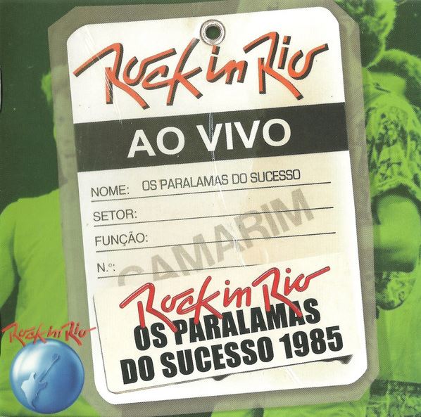 Os Paralamas do Sucesso - Rock in Rio Ao Vivo 1985 - CD