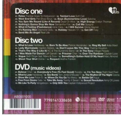 Out And Proud 42 All Time 3 DISCOS  CD+ DVD
