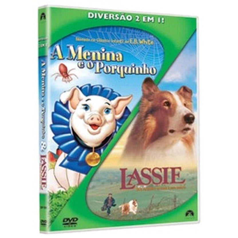 A Menina E O Porquinho + Lassie - DVD