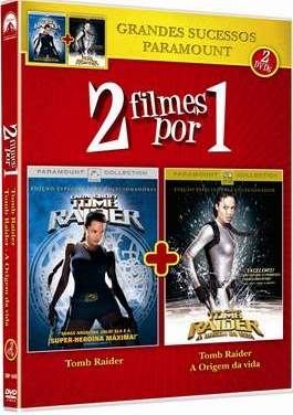 Grandes Sucessos Paramount: 2 Filmes por 1: Tomb Raider + Tomb Raider: A Origem da Vida - DVD