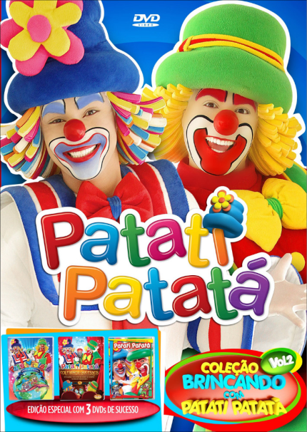 Patati Patatá: Coleção Brincando com Patati Patatá Vol 2 - 3 DVDS