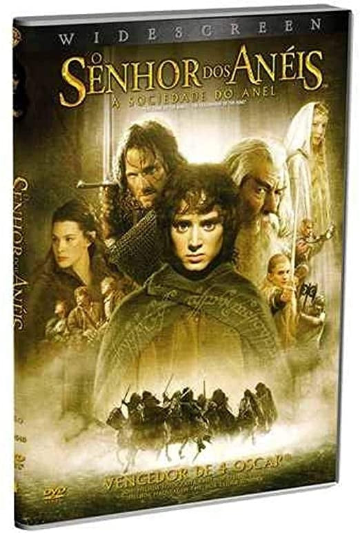 O SENHOR DOS ANÉIS - A SOCIEDADE DO ANEL - DVD