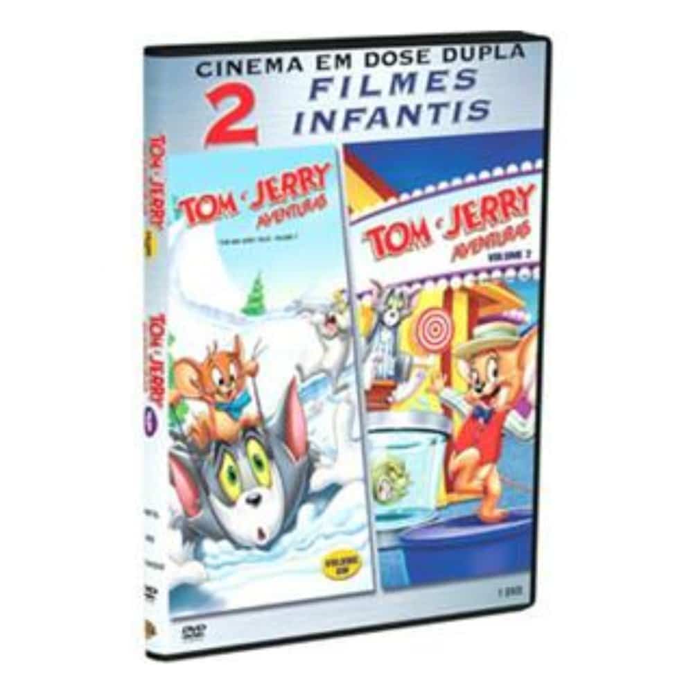 2 Filmes Infantis: Tom e Jerry Aventuras, Vol 1 - Tom e Jerry Aventuras, Vol 2 - DVD