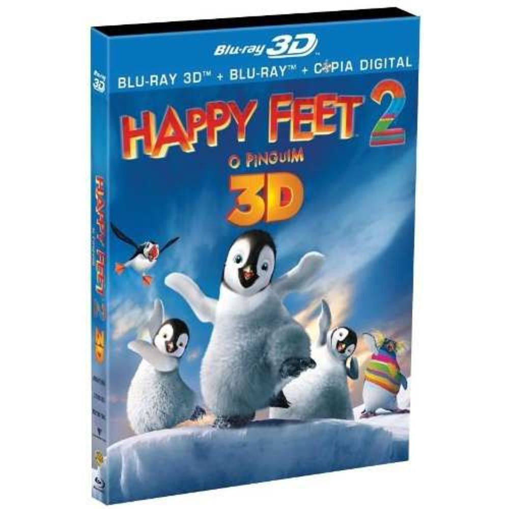 Happy Feet 2 - Blu Ray 3D+Blu Ray+Cópia Digital