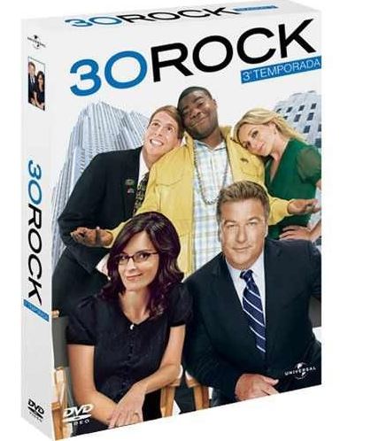 Um Maluco na TV (30Rock) - 3ª Temporada - 4 Discos - C/Luva - DVD