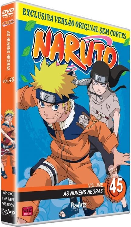 Naruto - As Nuvens Negras - Volume 45 - DVD