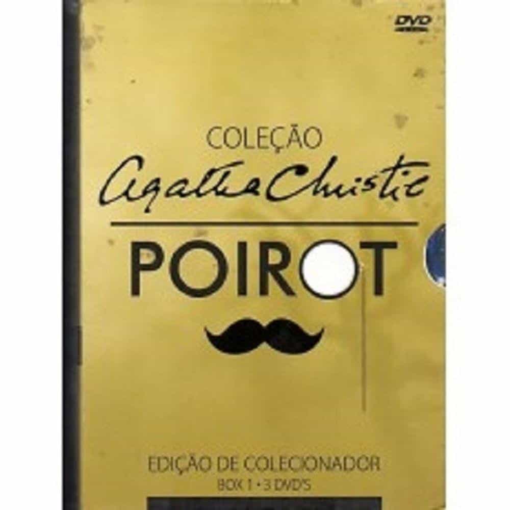 Box Coleção Agatha Christie - Poirot - 3 Discos - C/Luva - DVD