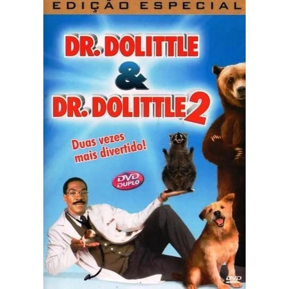 2 Filmes: Dr. Dolittle & Dr. Dolittle 2 - DVD