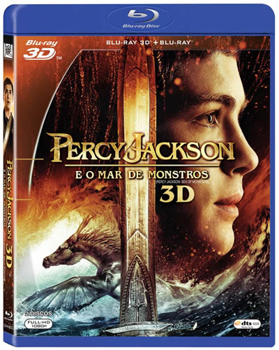 Percy Jackson e o Mar de Monstros - Blu Ray 3d + Blu Ray