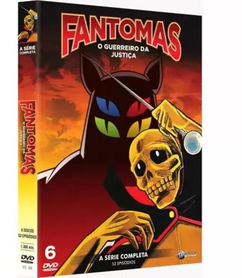 Fantomas O Guerreiro da Justiça Série Completa 6 DVD