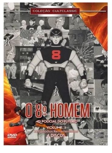 O 8º Homem O Policial Do Futuro Volume 1-4 Discos