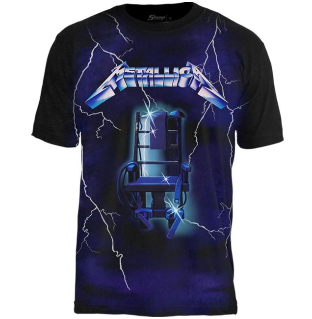 Camiseta Premium Metallica Ride The Lightning