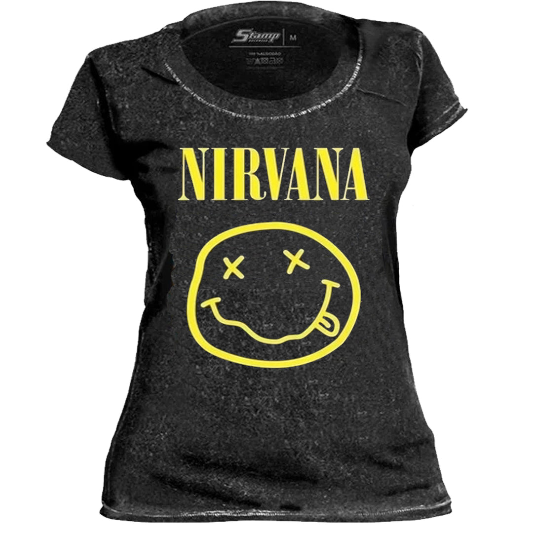 Baby Look Stamp Especial Nirvana Smile