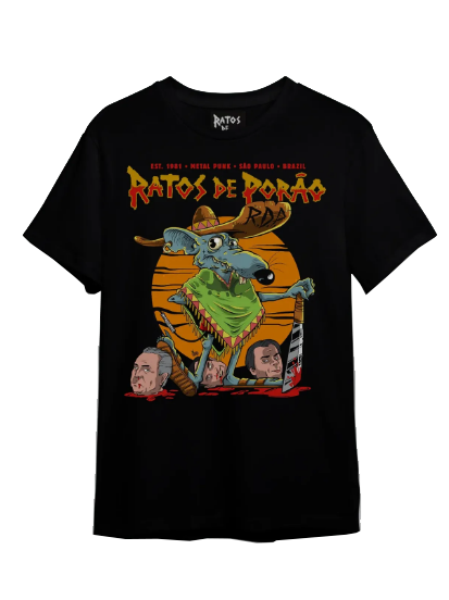 Camiseta Ratos de Porão Mexicano