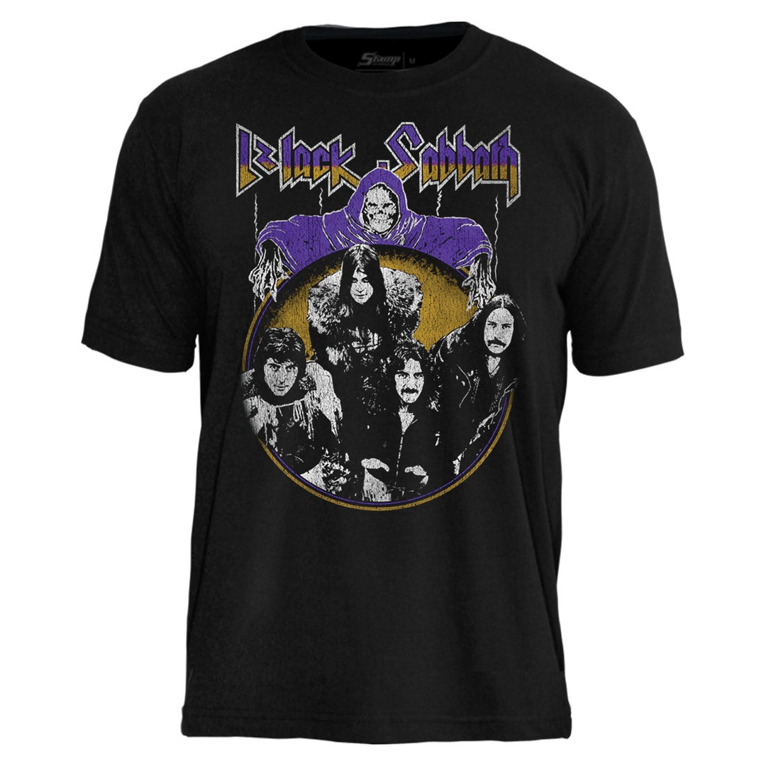 Camiseta Black Sabbath Caveira Roxa