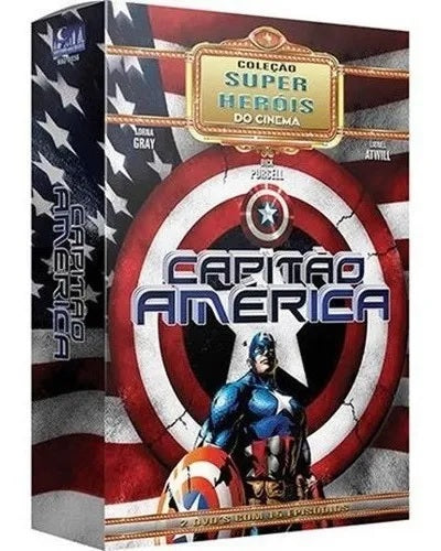 Capitão América - Coleção Super Heróis Do Cinema - BOX