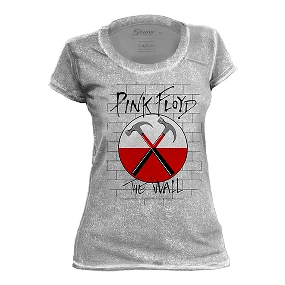 Baby Look Stamp Especial Pink Floyd The Wall
