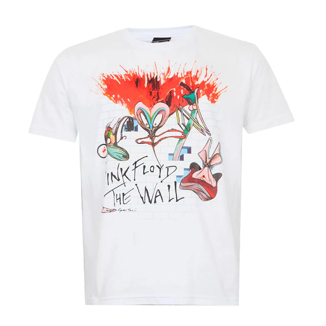 Camiseta Branca Pink Floyd The Wall