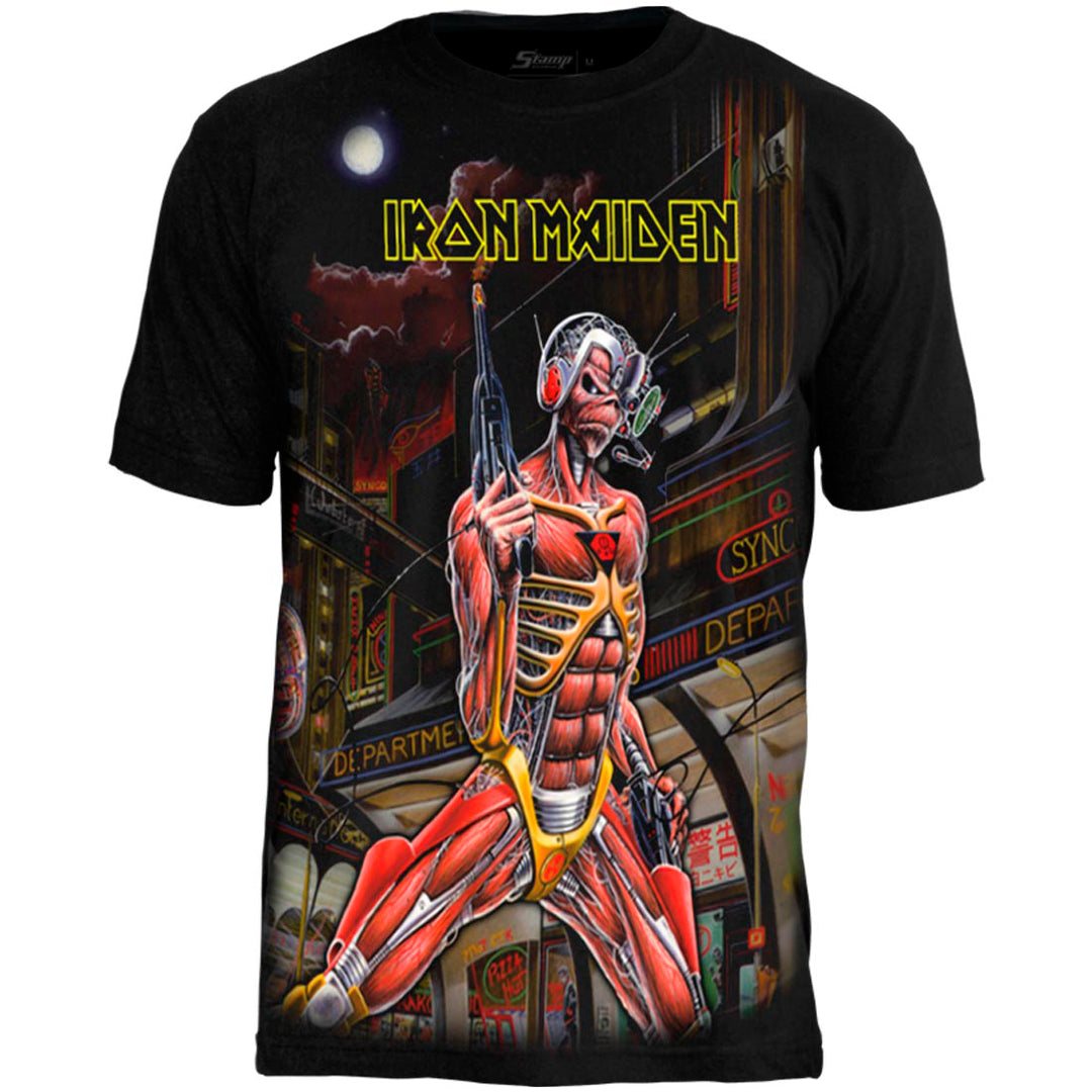Camiseta Premium Iron Maiden Somewhere in Time