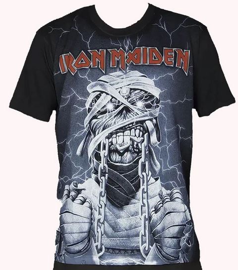 Camiseta Premium Iron Maiden Powerslave