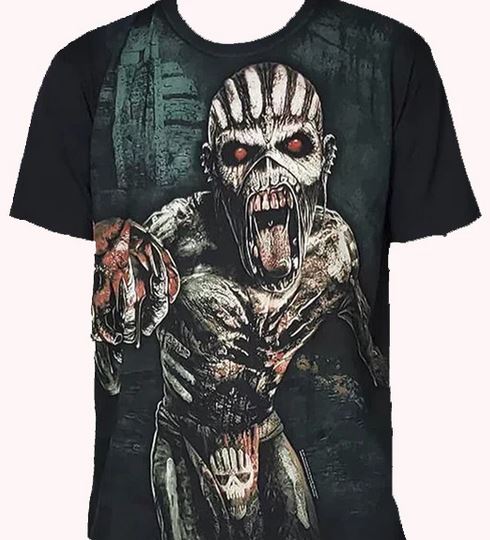 Camiseta Stamp Premium Iron Maiden The Book Of Souls