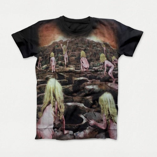 Camiseta Premium Led Zeppelin Houses Of The Holy Stamp