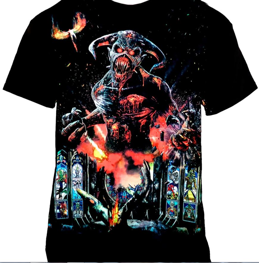 Camiseta Premium Iron Maiden Legacy Of The Beast