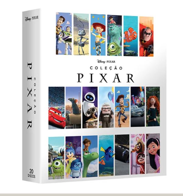 COLEÇÃO PIXAR 2018 - 20 DVDS