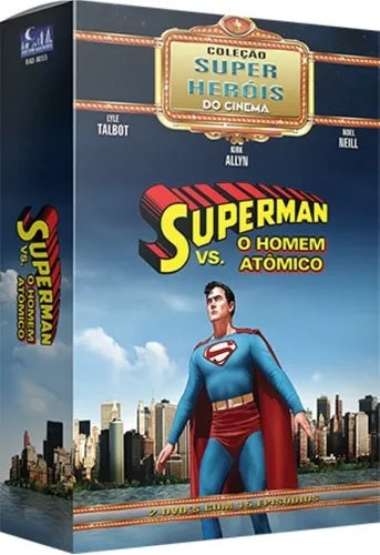 Coleção Super Heróis Do Cinema - Superman Vs O Homem Atômico - BOX