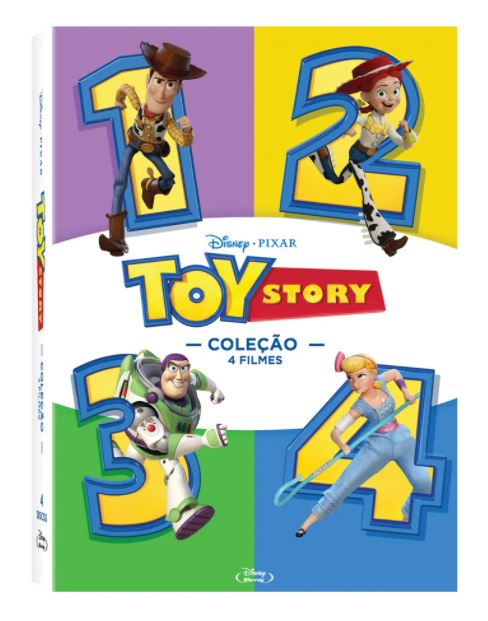 TOY STORY COLEÇÃO COMPLETA 4 DISCOS BLU-RAY
